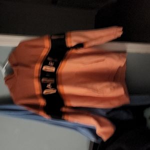 Air jordan gradient starfish orange sweatsuit  top and bottom set mint condition